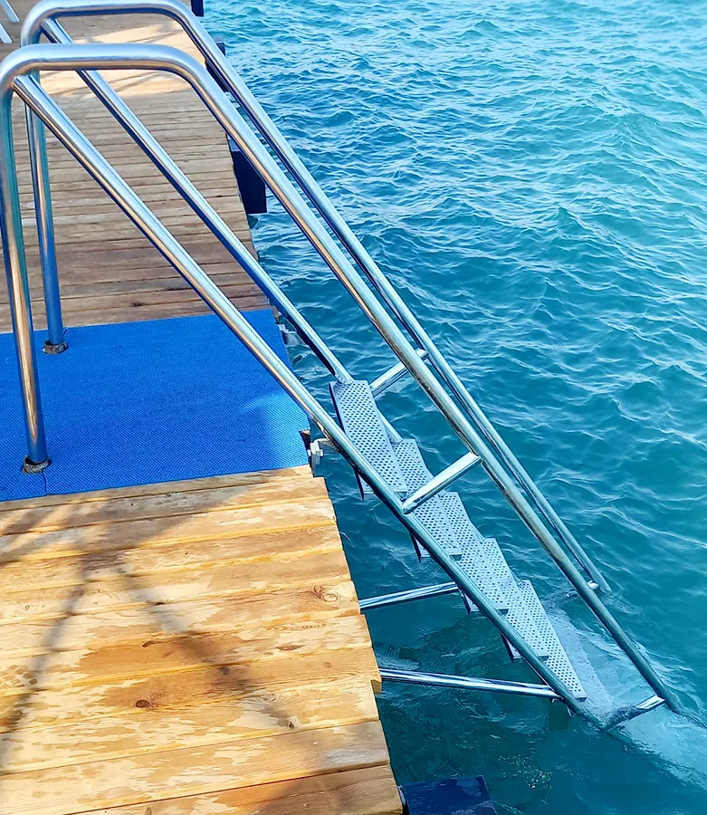 Bodrum Demir Dooğrama 8 iskele merdiveni bakımı